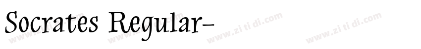 Socrates Regular字体转换